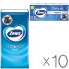Zewa Deluxe, Упаковка 10 шт. х 10 шт., Хусточки паперові Зева, трьохшарові