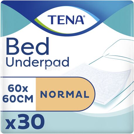 Tena, Bed Norm, 30 шт., Одноразовые пеленки, 60х60 см