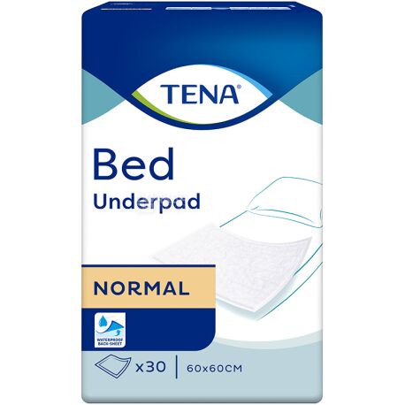 Tena, Bed Norm, 30 шт., Одноразовые пеленки, 60х60 см