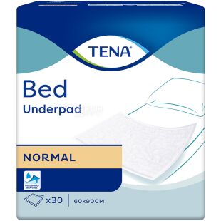 Tena, Bed Normal, 30 шт., Одноразові пелюшки, 60х90 см