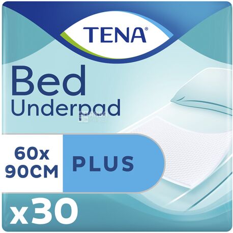 Tena, 30 pcs., Disposable diapers, Plus, 60 * 90 cm