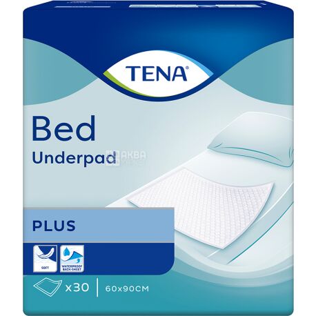 Tena, 30 pcs., Disposable diapers, Plus, 60 * 90 cm
