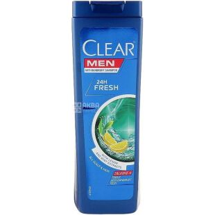 Clear Men, 400 мл, Шампунь против перхоти, Мужская Энергия, Зеленый чай и цитрусовая эссенция