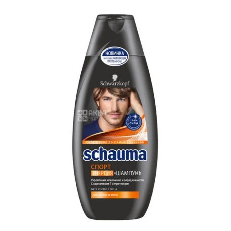 Schauma, 400 ml, shampoo, Sport