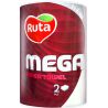 Ruta Selecta Mega roll, 1 рул., Полотенца бумажные Рута, белые, 2-х слойные, 30 м, 150 отрывов, 225х200 м