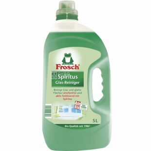 Frosch, 5 л, Засіб для миття скла, спиртовий