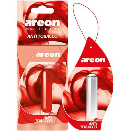 Areon Liquid, Anti Tobacco, 5 мл,  Освежитель воздуха, жидкий, подвесной, Антитабак