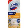 Domestos Attax, 3 шт х 10 г, Стікер для очищення унітазу, Лимонна Свіжість