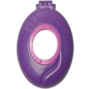 Titania, Щетка для волос с зеркалом, складывающаяся, 8,5 см, в ассортименте