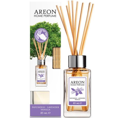 Areon Patchouli-lavender-vanilla, 85 мл, Аромодиффузор, Пачоли-Лаванда-Ваниль