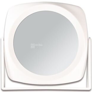 Titania, 1 шт., Зеркало двухстороннее, настольное, с увеличением х 2, 15 х 15 см 