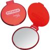 Titania, 1 шт., Зеркало карманное складное, красное,  d - 6 см