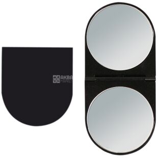 Titania, 1 шт., Зеркало карманное складное, с увеличением х 2, d- 6 см, в ассортименте