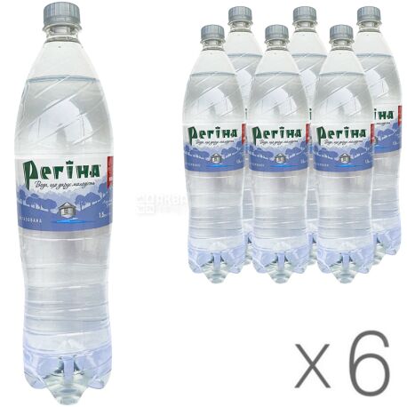 Regina, Packing 6 pcs. 1.5 l each, Non-carbonated water, Mineral, PET