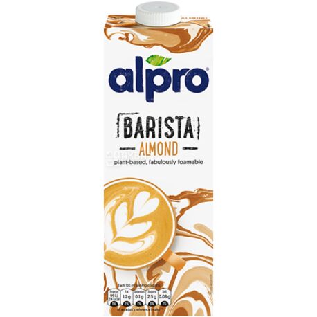 Alpro, Almond for Professionals, 1 л, Алпро, Профешнл, Мигдалеве молоко