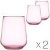 Iittala, Essence, 2 шт, Стакан, скляний, блідо-рожевий, 350 мл