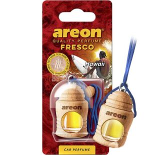 Areon Fresco, Hawaii, 5 мл, Ароматизатор воздуха автомобильный, Гаваи