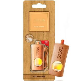 Areon, Fresco Premium Gold Amber, 8 мл, Освежитель воздуха, подвесной, Золотой янтарь