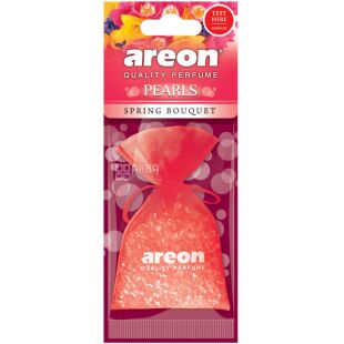 Areon Pearls, Spring Bouquet, 31 г, Ароматизатор повітря автомобільний, Весняний букет