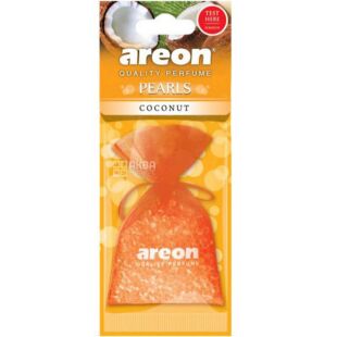 Areon Pearls, Coconut, 31 г, Ароматизатор воздуха автомобильный, Кокос