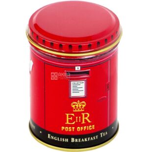 Ahmad English Breakfast Почтовая будка, 25 г, Чай черный, Среднелистовой, ж/б