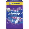 Always Platinum, Night Plus Quatro, 22 шт., Прокладки гигиенические, ночные, 6 капель