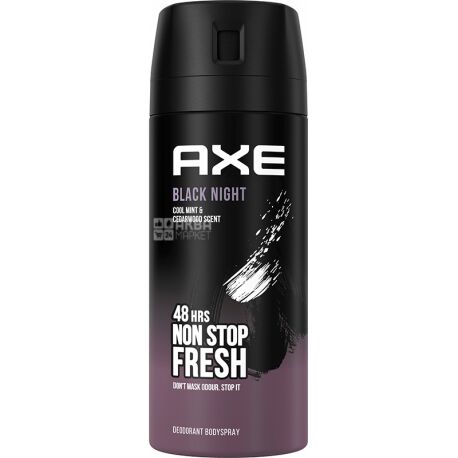 AX, 150 ml, Deodorant Spray, Black night