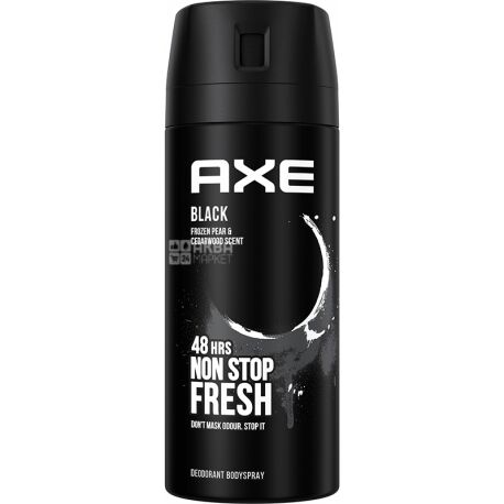 AXE, Black, 150 мл, Дезодорант-антиперспирант, Спрей