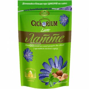 Elite, Латте 3 в 1, 90 г, Напиток на основе цикория и стевии, со вкусом лесных орехов