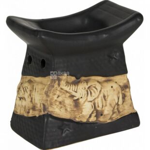 Ароматика Слон, Аромалампа, чорна, кераміка