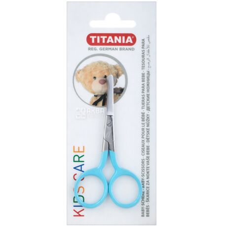 Titania, Ножницы для ногтей, детские, 9 см, в ассортименте