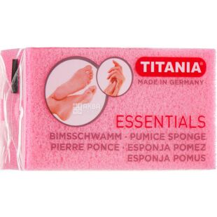 Titania, Пемза для ног и рук, маленькая, цветная, 60x35x25 мм, в ассортименте
