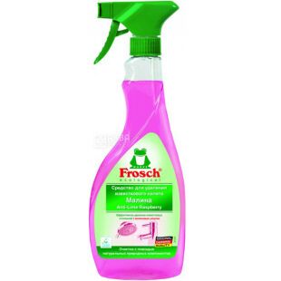 Frosch, 500 мл, Средство для выведения известкового налета, Малина