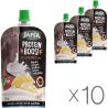 Jaffa, Protein Boost, Упаковка 10 шт. х 120 г, Джаффа, Смузи Банан-Яблуко-Ананас-Кокос-Сыр, без сахара