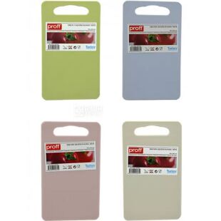 Proff, Trendy, Доска кухонная, маленькая, пластик, 14 х 24 см, в ассортименте