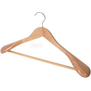 Мій Дім, Вішалка для важкого одягу, з перекладиною, дерево, 45 х 5 см