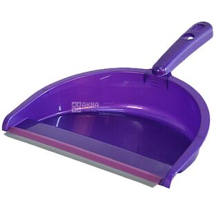 Zambak Plastik, Совок з гумкою, 30,5 х 23 х 17 см, в асортименті