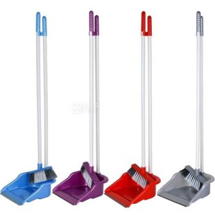 Zambak Plastik, Совок і щітка, для прибирання, 24 х 25 х 96 см, в асортименті