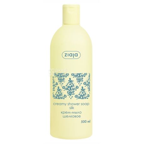 Ziaja, 500 ml, cream soap for shower, Silk Proteins