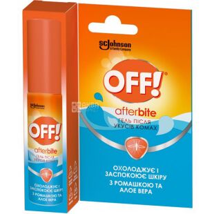 Off, After Bite, 25 мл, Гель после укусов насекомых