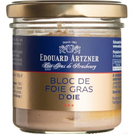 Edouard Artzner, 120 g, foie gras goose whole