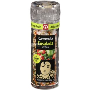 Carmencita, Ensalada vegan, 82 г, Приправа для салатів, веганська, млинок