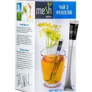 Mesh StickTea, 16 стіків х 1,14 г, Чай з фенхелем, 14 г