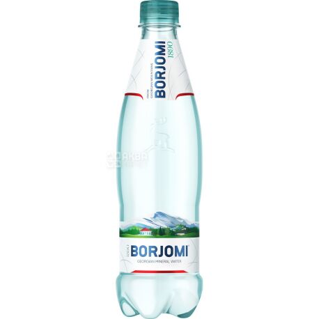 Borjomi, 0,5 л, Боржоми, Вода минеральная сильногазированная, ПЭТ