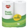 Ruta, Ecolo, Paper towels, 2 рул., Паперові рушники, 2-шарові, 225 х 105 мм