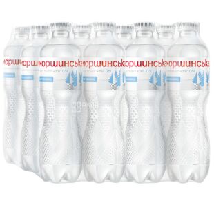 Моршинська, 0,5 л, Упаковка 12 шт., Вода мінеральна негазована, ПЕТ