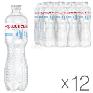 Моршинська, 0,75 л, Упаковка 12 шт., Вода мінеральна негазована, ПЕТ
