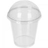 Стакан пластиковий з купольною кришкою, 250 мл х 50 шт.