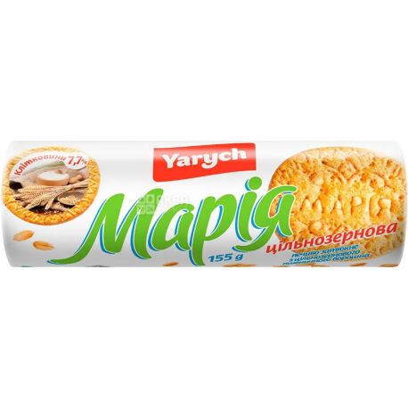 Cookies Maria wholegrain, 155 g, TM Yarych
