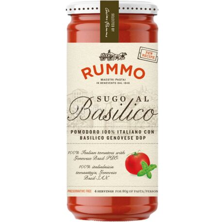 Rummo Sugo al Basilico, 340 g, Tomato sauce with basil
